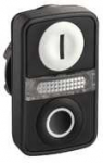 Schneider Electric ZB5, Mygtukas, Baltas, Integruotas LED, IP66, IK05, 23 g