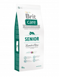 BRIT CARE Dog Senior su ėriena ir ryžiais 12kg