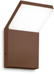 Sieninis &scaron;viestuvas Ideal Lux 8,5W LED sieninis fasado &scaron;viestuvas STYLE, kavos sp., 4000K, IP54, 322681