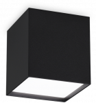 Lubinis &scaron;viestuvas Ideal Lux 10W LED lubinis pavir&scaron;inis &scaron;viestuvas KUBIKO, juodas, 3000K, 303314