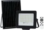 100W LED prožektorius su saulės baterija NORLA, juodas, 4000K
