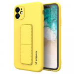Wozinsky Kickstand dėklas skirtas iPhone 12 Pro, geltonas