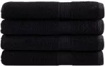 Rank&scaron;luostis Pirties rank&scaron;luosčiai SOLUND, 4vnt., juodi, 80x200cm, 600g/m&sup2;