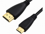Kabelis Brackton HDMI Male - mini HDMI Male 1.5m Juodas
