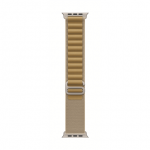 Apple 49mm Tan Alpine Loop &ndash; vidutinė &ndash; juodo titano apdaila