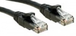 Tinklo Kabelis - LINDY Cat.6 U/UTP LSZH Tinklo Kabelis, RJ45, M/M, 250MHz, 26AWG, 0.5 m, Juodas