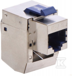 Emiter STP RJ45 SOCKET CAT.6 KEYSTONE MĖLYNA