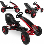 Vaiki&scaron;kas pedalinis gokartas RK-590 raudonas