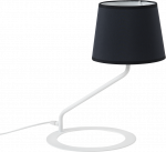 Customform Stalinė lempa, SHADE LAMP, 35x35x40 cm, Balta/Juoda