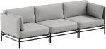 Sofa Sitsit Lauko modulinės baldai, Dandy, 78x234x78 cm, Pilka