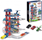 &bdquo;Extralink&ldquo; vaikų automobilių stovėjimo aik&scaron;telė, garažas su elektriniu žaislinių automobilių keltuvu