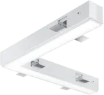 14,4W LED L formos įleidžiamo/užglaistomo linijinio &scaron;viestuvo PATOS-LINE sujungimas, baltas, 4000K