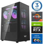 Stacionarus kompiuteris INTOP AQUA Ryzen 7 7700X 16GB DDR5 500SSD M.2 NVME RTX5060Ti 16GB no-OS (RW44960NS)
