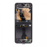 Dėklas LCD ekranas + lietimui jautrus skydelis + priekinis dangtelis Samsung F741 Galaxy Z Flip 6 5G Juodas (su aptarnavimo paketu)