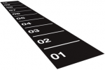 Grindų danga su dirbtine žole Trackz Core Range 10 &times; 1 m (Spalva: Juoda)