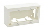 Securitynet WP45X4543 Dviguba pavir&scaron;inio montavimo dėžutė /4 moduliai/balta WP45X4543