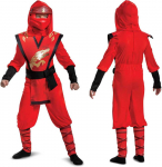 Vaiki&scaron;kas kostiumas LEGO Ninjago Kai karnavalinis kostiumas 127-136 cm 7-8 metų amžiaus