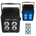 LIGHT4ME ACCU PAR 4x3W įkraunamas prožektorius 360