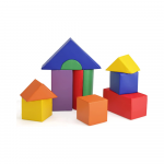 Bonideco Select 11 dalių putplasčio laipiojimo ir ropojančių blokelių žaidimų rinkinys, įvairiaspalvis