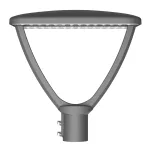 29/25/20/15W LED gatvės &scaron;viestuvas URBAN LANTERN, pilkas, 3000/4000K, 145&deg;, IP66