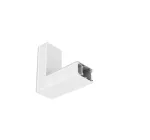 6,90W LED linijinio &scaron;viestuvo OFFICE LINEAR L formos sujungimas, baltas, 3000/4000K, mikroprizmatinis dangtelis