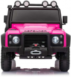Elektromobilis Land Rover Defender 110 SVX Concept, Rožinė