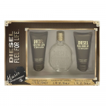 Set Diesel: Fuel for Life Du&scaron;o želė All Skin Types, 2 vnt., 50 ml + Fuel for Life Eau De Parfum For Women, 50 ml