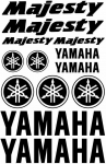 Yamaha Majesty lipdukų rinkinys