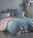 Riposo RENFORCE medvilnės patalynės komplektas BREEZE GRI 200x200 cm