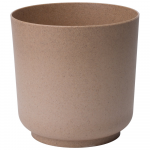 FORM PLASTIC Dekoratyvinis gėlių vazonas Satina Eco &Oslash;15cm H14.9cm plastikinis/rudas