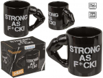 Puodelis "Strong as F*CK"