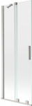 Vonios sienelė Mexen Velar, 75 x 150 cm, Brushed nickel/Transparent