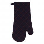 Asi Collection Kar&scaron;čiui atsparios kepsninės pir&scaron;tinės 18x38cm juodos raudonos siūlės