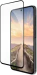 dbramante1928 eco-shield - Galaxy A37 - Juodas Edge, Samsung, Galaxy A37, atsparus įbrėžimams, permatomas, juodas, 1 vnt.