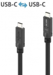 &bdquo;PureLink&ldquo; USB-C į USB-C laidas &ndash; USB4 Gen 2x2, 5A, SPR 100W, 20G, DP alternatyvus režimas &ndash; &bdquo;PureInstall MicroX4&ldquo; &ndash; juodas &ndash; 3,00 m
