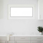Požeminio lango RISOR Baltas 110 x 70 cm PVC ir stiklas