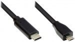 GoodConnections Good Connections USB2.0 Kabelis Micro B-C schw. 5m