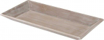 Dekoratyvinis medinis padėklas WOOD, smėlio sp., 40 x 20 cm