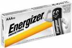 Elementai ENERGIZER Alkaline, AAA LR03, 1.5V 1200mAh, 10 vnt.