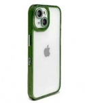 Dėklas iLike Apple iPhone 13 STARS LENS ACRYLIC COVER Žalias