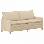 Sofa Sofos komplektas 2 vnt. Kreminė Audinys