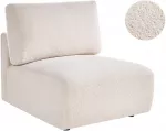 Sofa Beliani 1 vietos modulis MESNALI Boucle, balk&scaron;vas