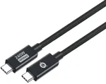 Conceptronic ETTA04B20 USB 4.0 Gen 3 C-C PD 3.1 240W kabelis 2 m, 48 V 5 A, 40 Gbps, E-Mark, 2 m, USB C, USB C, USB4 Gen 3x2, 40 Gbit/s, juodas