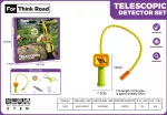 Teleskopas su monitoriumi ir priedais
