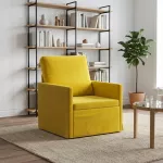 Sofa Krėslas Geltona 70 x 81 x 82 cm Aksomas