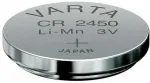 Ličio diskinė baterija Varta CR2450 3 V CR2450 560 mAh 1.55 V