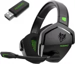 NUBWO belaidės žaidimų ausinės su mikrofonu Bluetooth 5.3 ir 2,4 GHz G06-BT