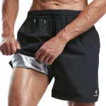 HOTSUIT vyri&scaron;ki sportiniai saunos &scaron;ortai svorio metimui, juodi, H1214006-BLK-M