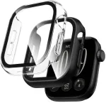 TECH-PROTECT DEFENSE 2-PACK APPLE WATCH 12 (46 MM) Juodas & CLEAR