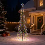 LED spiralinė Kalėdų eglutė su smaigu EKENAS 250 cm 370 LED